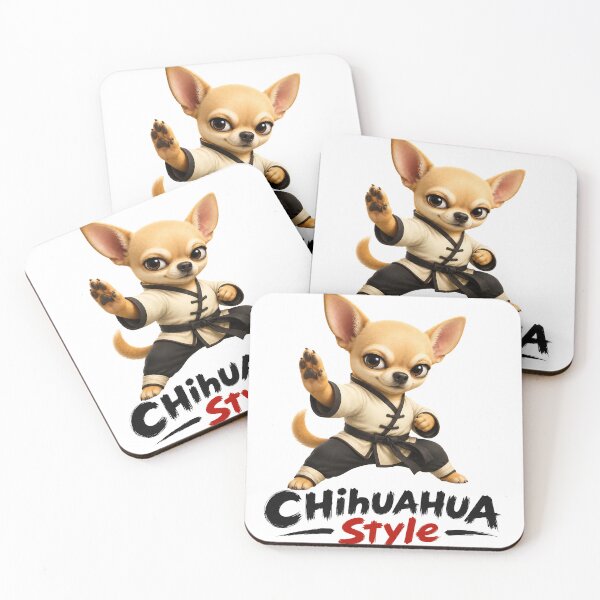 Item preview, Chihuahua Style Cute Karate Dog Cartoon designed and sold by Rightstudio1.