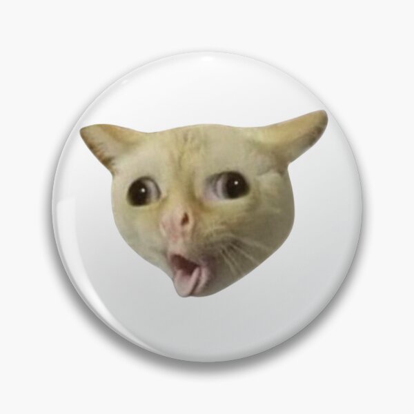 Item preview, Funny Crooked Face Grumpy Cat Meme 90s Grunge Design designed and sold by Mustangana.