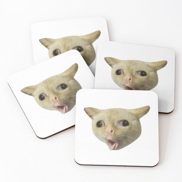 Item preview, Funny Crooked Face Grumpy Cat Meme 90s Grunge Design designed and sold by Mustangana.