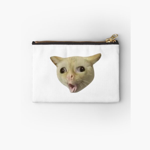 Item preview, Funny Crooked Face Grumpy Cat Meme 90s Grunge Design designed and sold by Mustangana.