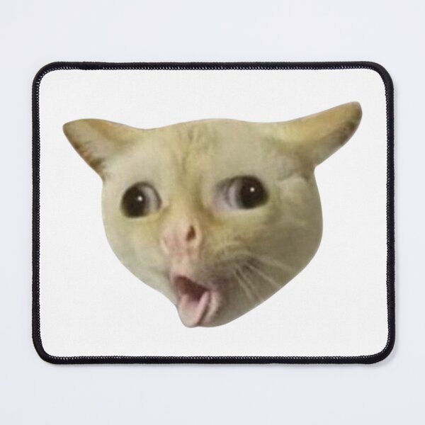 Item preview, Funny Crooked Face Grumpy Cat Meme 90s Grunge Design designed and sold by Mustangana.