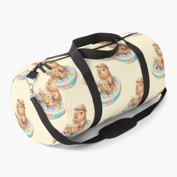 Item preview, Relaxing Capybara Poolside Reading designed and sold by MythicCotton.
