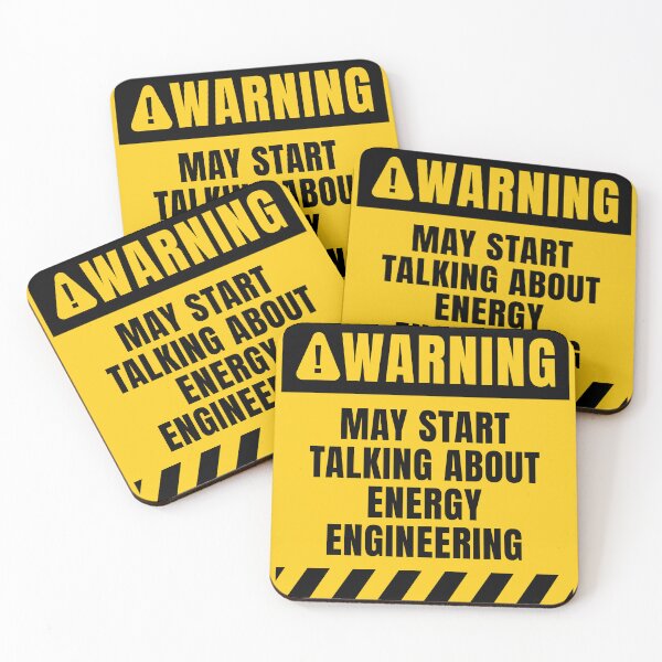 Item preview, Energy Engineering Warning Sign designed and sold by MaryAller.