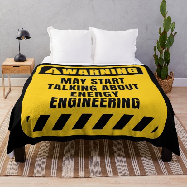Item preview, Energy Engineering Warning Sign designed and sold by MaryAller.