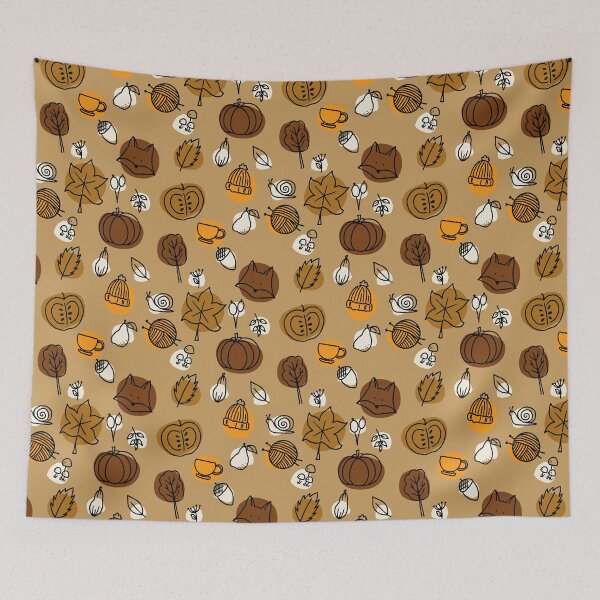 Item preview, Cosy Autumn Vibes Seamless Repeat Pattern — Fall Colourways 1B designed and sold by Claire_Brown.