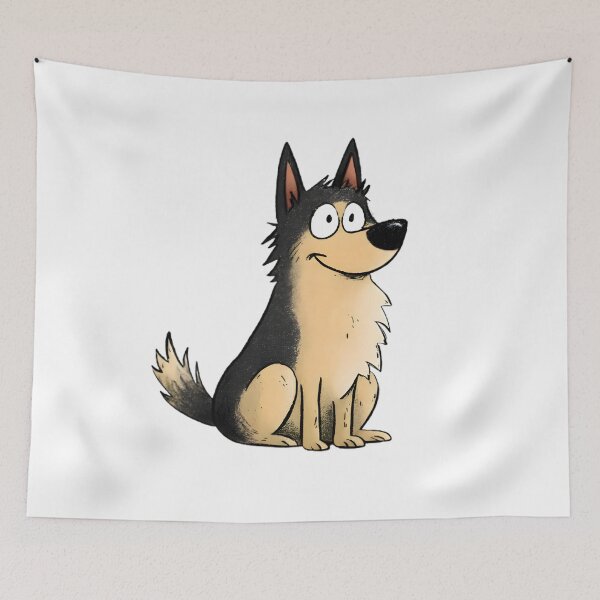 Item preview, Cute Happy Dog designed and sold by Retro Whimsy.