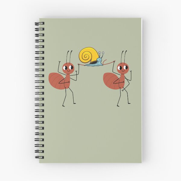Item preview, Cute Ants Carrying Happy Snail  designed and sold by TeoraMotif Studio.