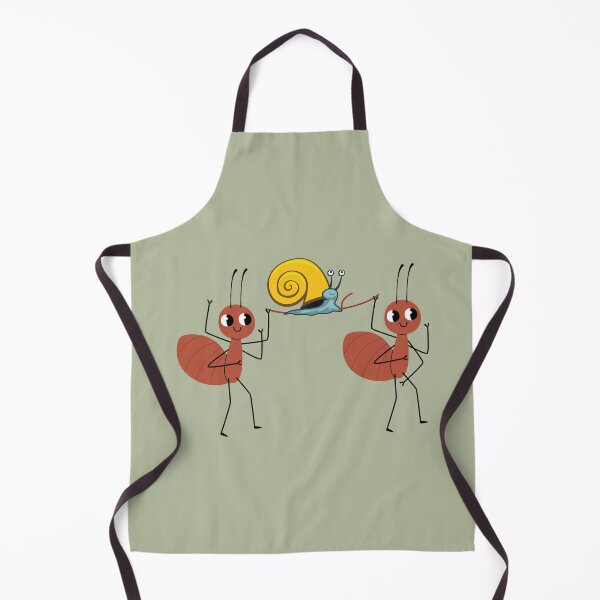 Item preview, Cute Ants Carrying Happy Snail designed and sold by TeoraMotif Studio.