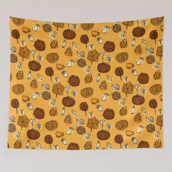 Item preview, Cosy Autumn Vibes Seamless Repeat Pattern — Fall Colourways 1C designed and sold by Claire_Brown.