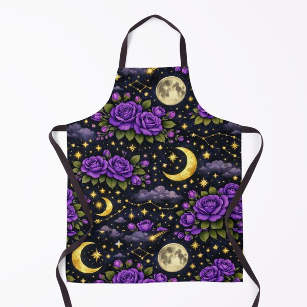 Item preview, Celestial Purple Rose pattern- Aesthetic floral pattern design  designed and sold by RiseFemmedom.