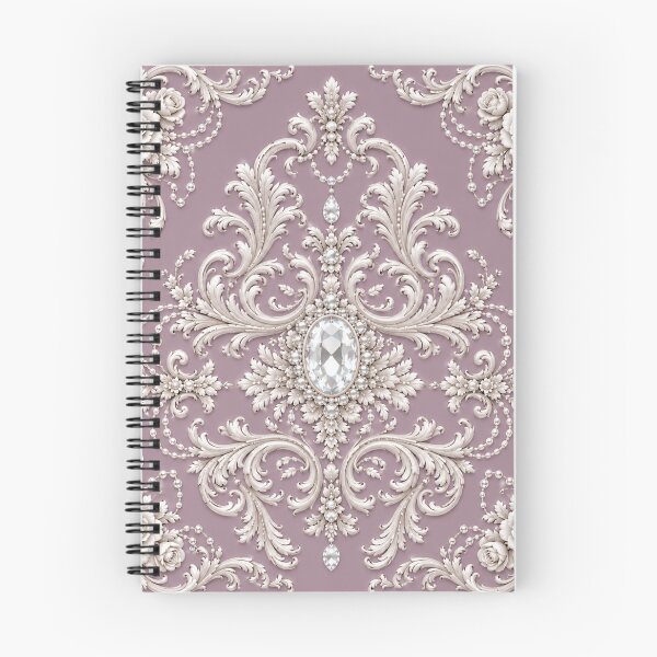 Item preview, Mauve, Diamonds & Wheat Rococo - Square designed and sold by DesignsByPrnces.