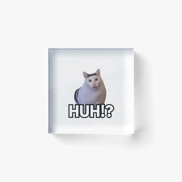 Item preview, Confused Cat Huh Face Design designed and sold by Mustangana.