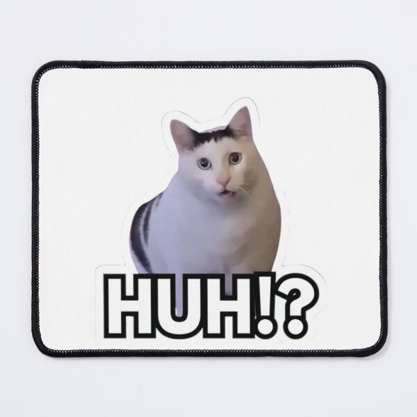 Item preview, Confused Cat Huh Face Design designed and sold by Mustangana.