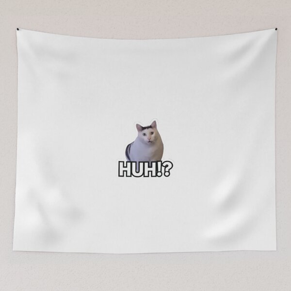 Item preview, Confused Cat Huh Face Design designed and sold by Mustangana.