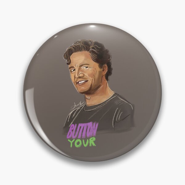 Item preview, Pedro Pascal ccmx 2026 button your …. designed and sold by craftingwithamy.