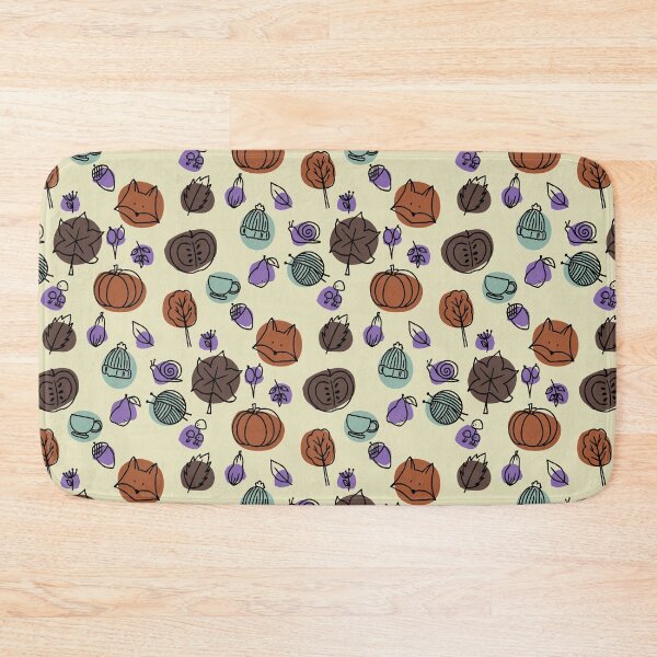 Item preview, Cosy Autumn Vibes Seamless Repeat Pattern — Fall Colourway designed and sold by Claire_Brown.