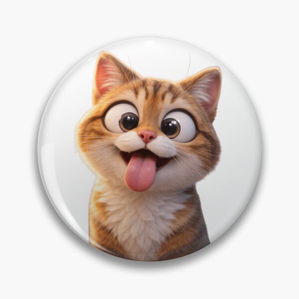 Item preview, Adorable Ginger Tabby Cat sticking out Tongue designed and sold by Pani Kara.