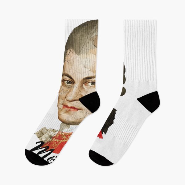 Item preview, Mozart – Collage Portrait Art Print | Classical Music Contemporary Pop Art Poster designed and sold by OzzFrequency.