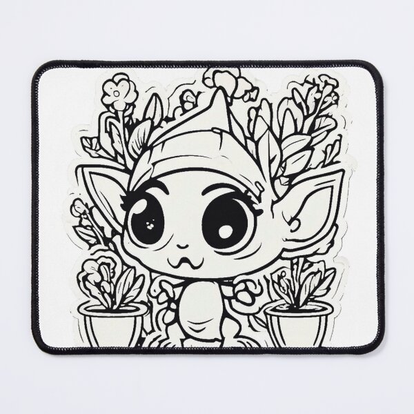 Item preview, Whimsical Goblin Gardener Green Thumb Goblincore designed and sold by Vrynko.