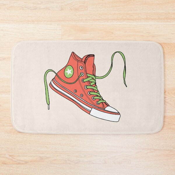 Item preview, bitter sweet orange and green high tops designed and sold by MickeyEdwards.