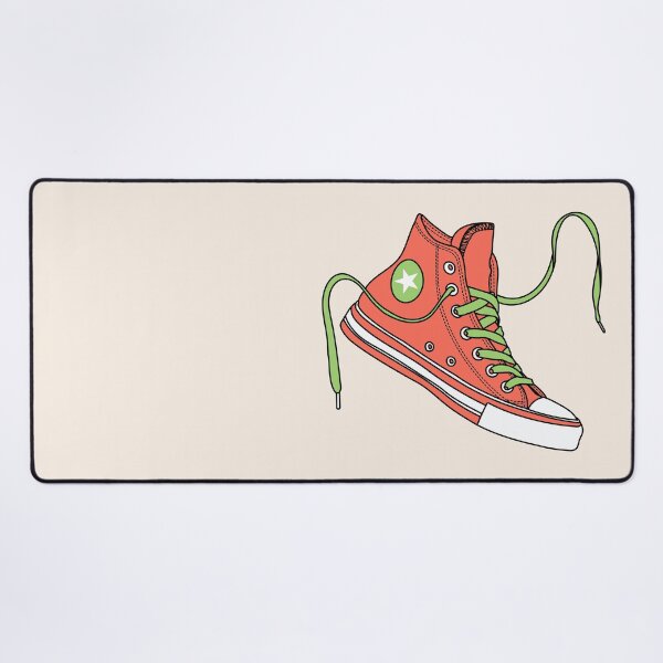 Item preview, bitter sweet orange and green high tops designed and sold by MickeyEdwards.