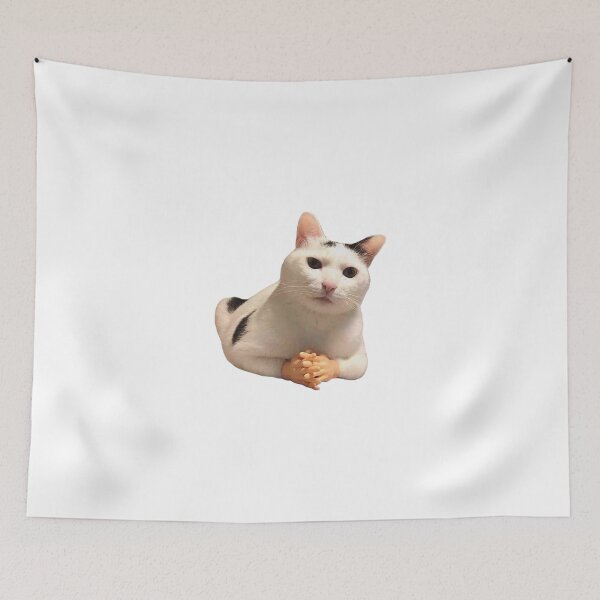 Item preview, Lying Cat Crossed Arms Waiting Meme Design designed and sold by Mustangana.