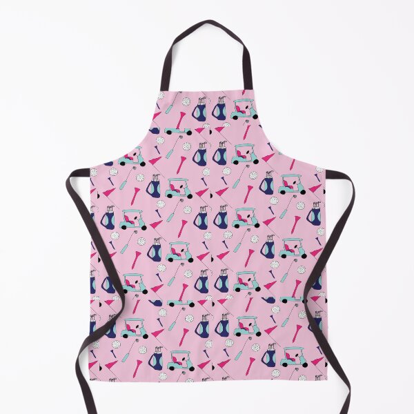 Item preview, Country Club Chic Pattern | Cute Golf Icons on Pink designed by KEESH designed and sold by 914Design.
