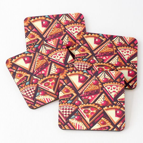 Item preview, Crimson Pie Slice Repeat designed and sold by Apex Designs.