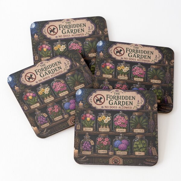 Item preview, Dog lover gift - toxic plants list family  designed and sold by Dead-Dove-Ltd.
