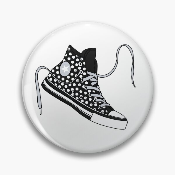 Item preview, Black dots high tops designed and sold by MickeyEdwards.