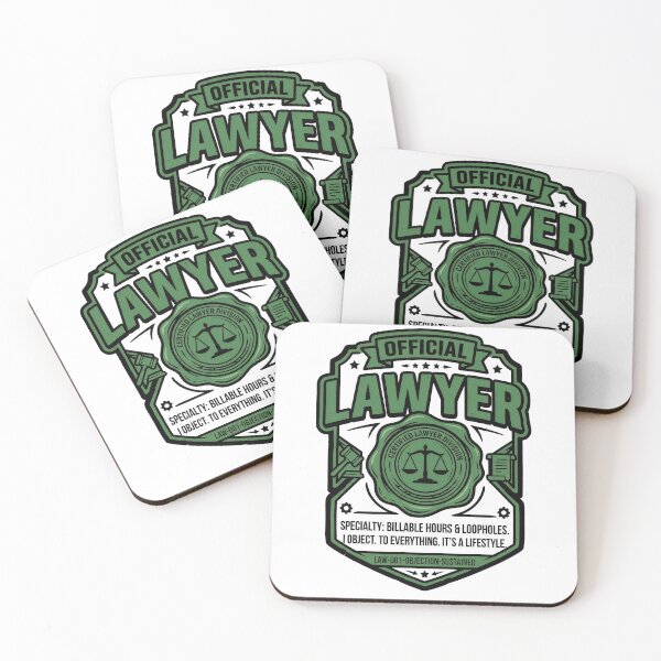 Item preview, Official Lawyer Badge Billable Hours Loopholes Funny Lawyer Gift  designed and sold by StillWildink.