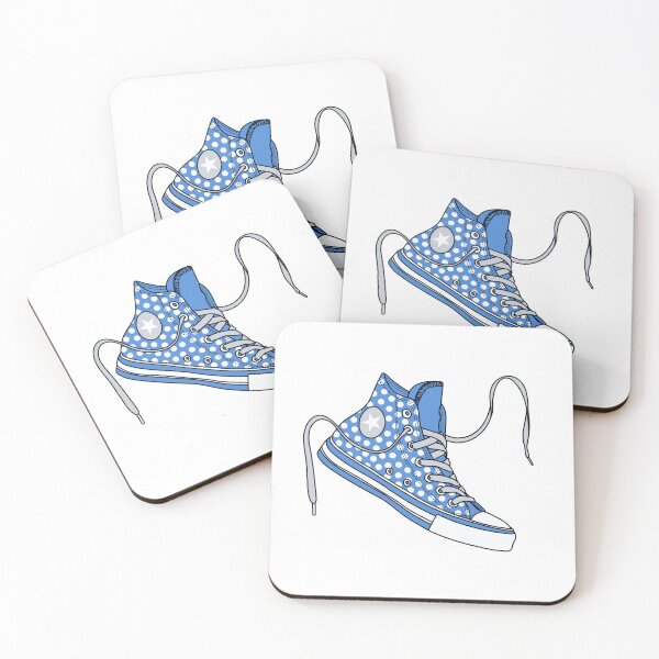 Item preview, Blue dots high tops designed and sold by MickeyEdwards.