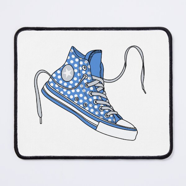 Item preview, Blue dots high tops designed and sold by MickeyEdwards.