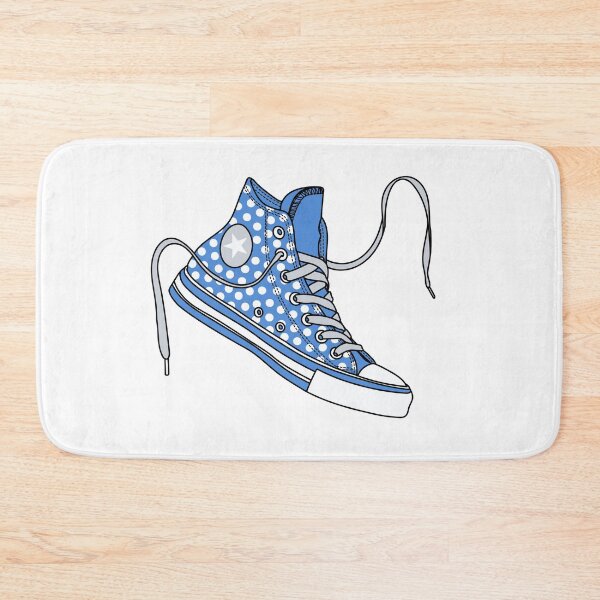 Item preview, Blue dots high tops designed and sold by MickeyEdwards.