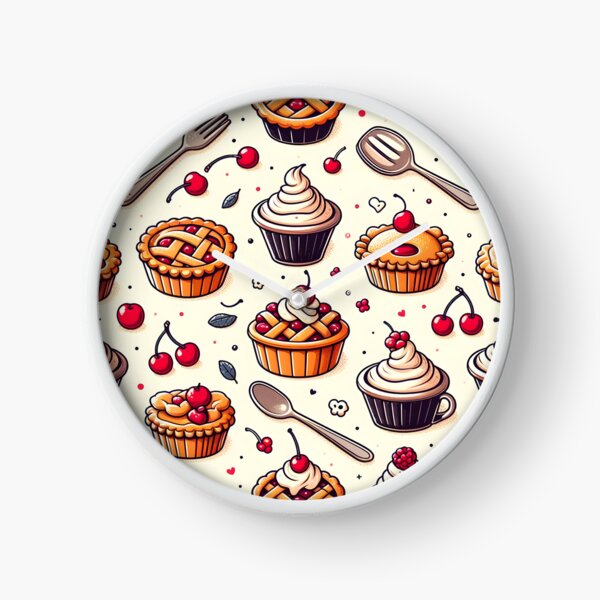 Item preview, Cherry Cupcake Kitchen Pattern designed and sold by Apex Designs.