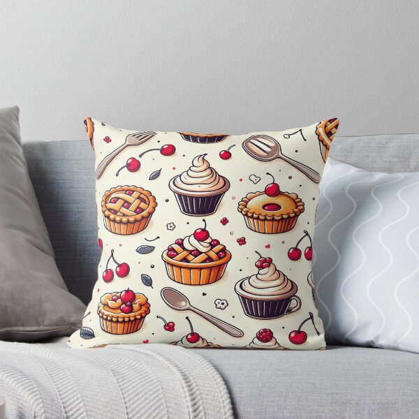Artikelvorschau, Kirsch-Cupcake-Küchenmuster entworfen und verkauft von Apex Designs.