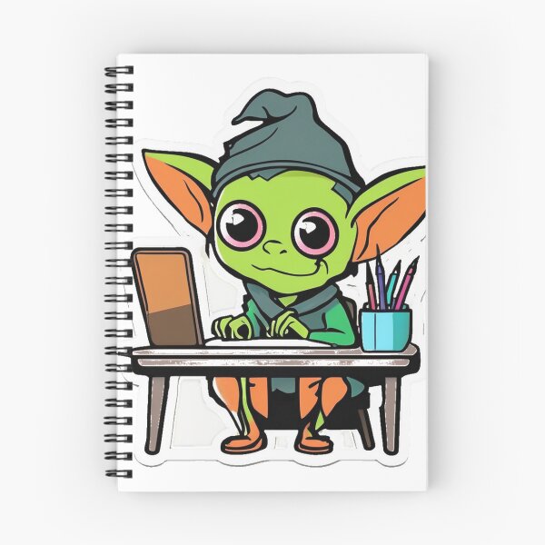 Item preview, Cozy Goblin Planner Bookworm Goblincore designed and sold by Vrynko.