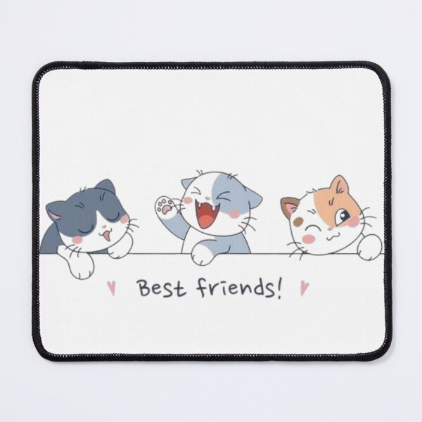 Item preview, Kawaii Best Friends Cats | Cute Chibi Kittens Peek-a-Boo Art designed and sold by ZairDesign.