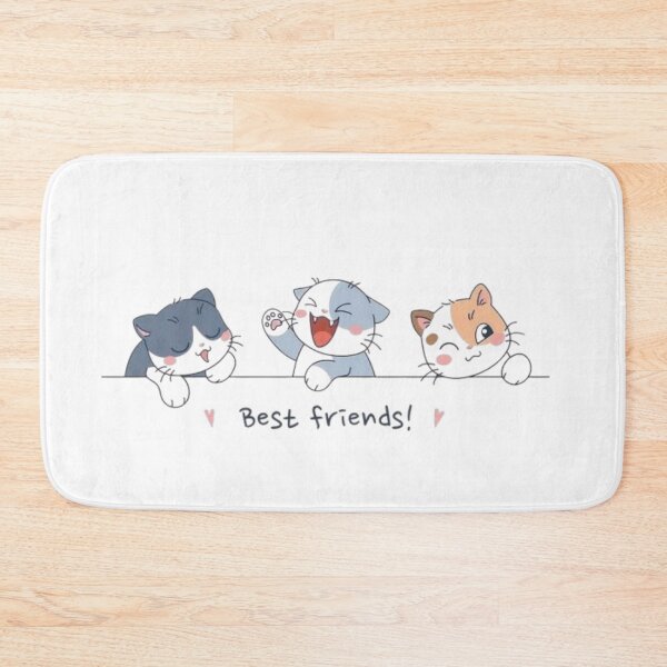 Item preview, Kawaii Best Friends Cats | Cute Chibi Kittens Peek-a-Boo Art designed and sold by ZairDesign.