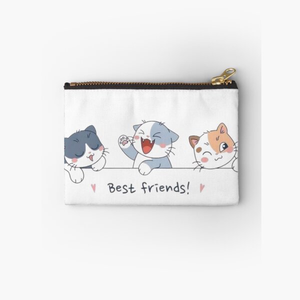 Item preview, Kawaii Best Friends Cats | Cute Chibi Kittens Peek-a-Boo Art designed and sold by ZairDesign.