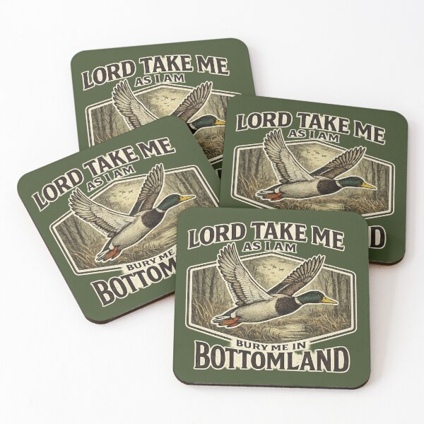 Item preview, Rustic Bottomland Mallard Duck Hunter Design designed and sold by SjoyStudio.