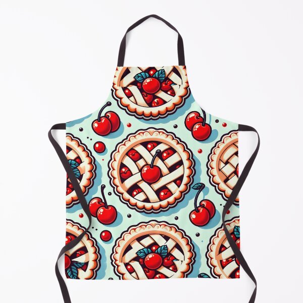 Item preview, Blue Sky Cherry Tart Repeat designed and sold by Apex Designs.