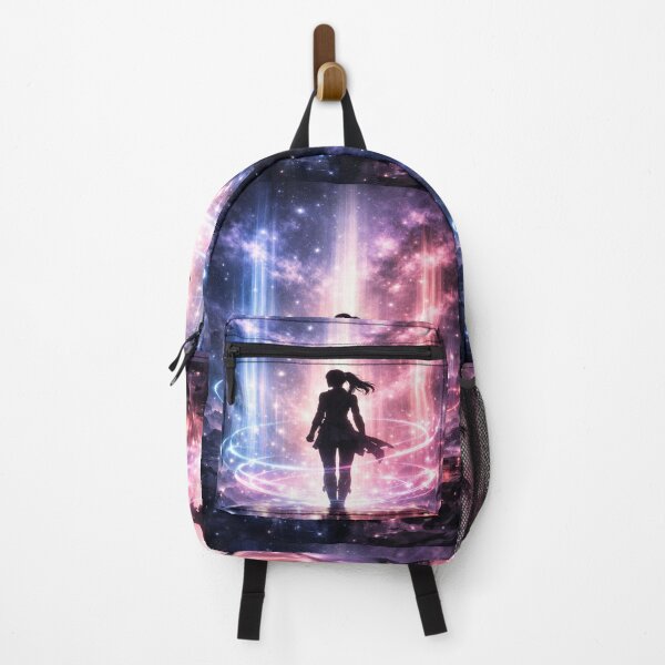 Item preview, The Galactic Awakening – Cosmic Anime Girl Nebula Art designed and sold by ZINO WORLD.