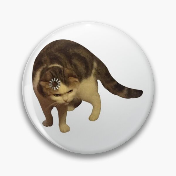 Item preview, Distracted Cat Spinning Wheel Brain Loading Design designed and sold by Mustangana.