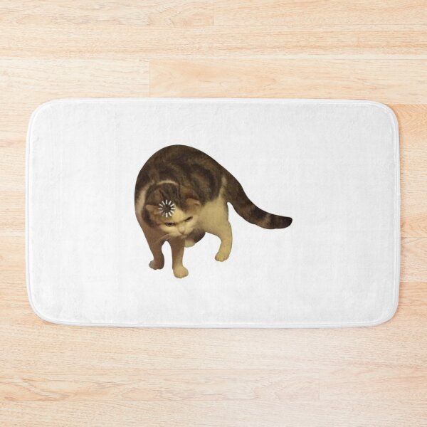 Item preview, Distracted Cat Spinning Wheel Brain Loading Design designed and sold by Mustangana.