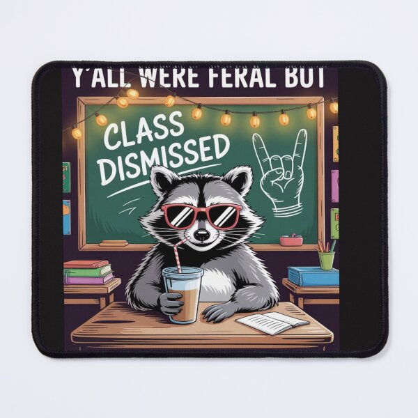Item preview, Y’all Were Feral But I Lowkey Funny Meme Quote designed and sold by Clairenity Studio.