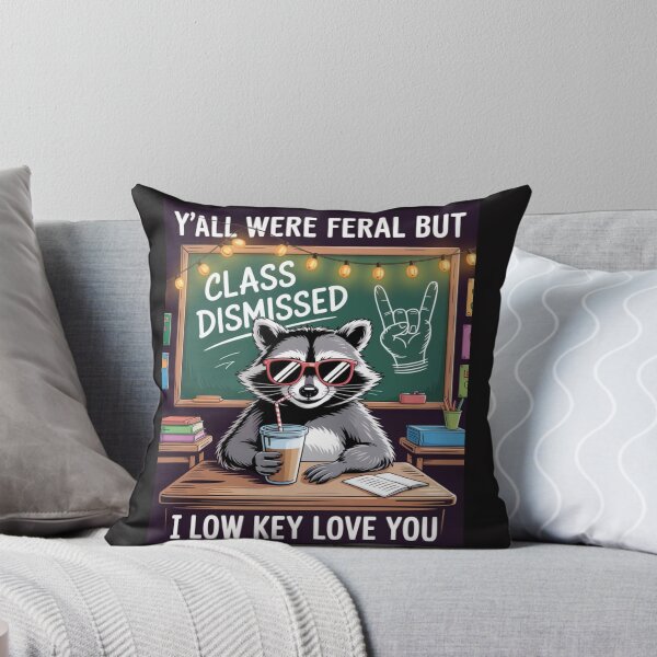 Item preview, Y’all Were Feral But I Lowkey Funny Meme Quote designed and sold by Clairenity Studio.