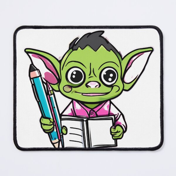 Item preview, Goblin Planner Bookworm Goblincore designed and sold by Vrynko.