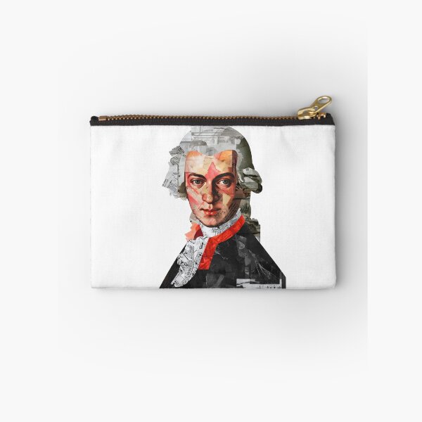 Item preview, Mozart – Collage Portrait Art Print | Classical Music Contemporary Pop Art Poster designed and sold by OzzFrequency.