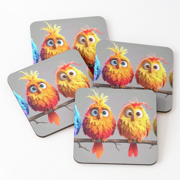Item preview, Cute Colorful Parrot on Branch designed and sold by BetweenForms.